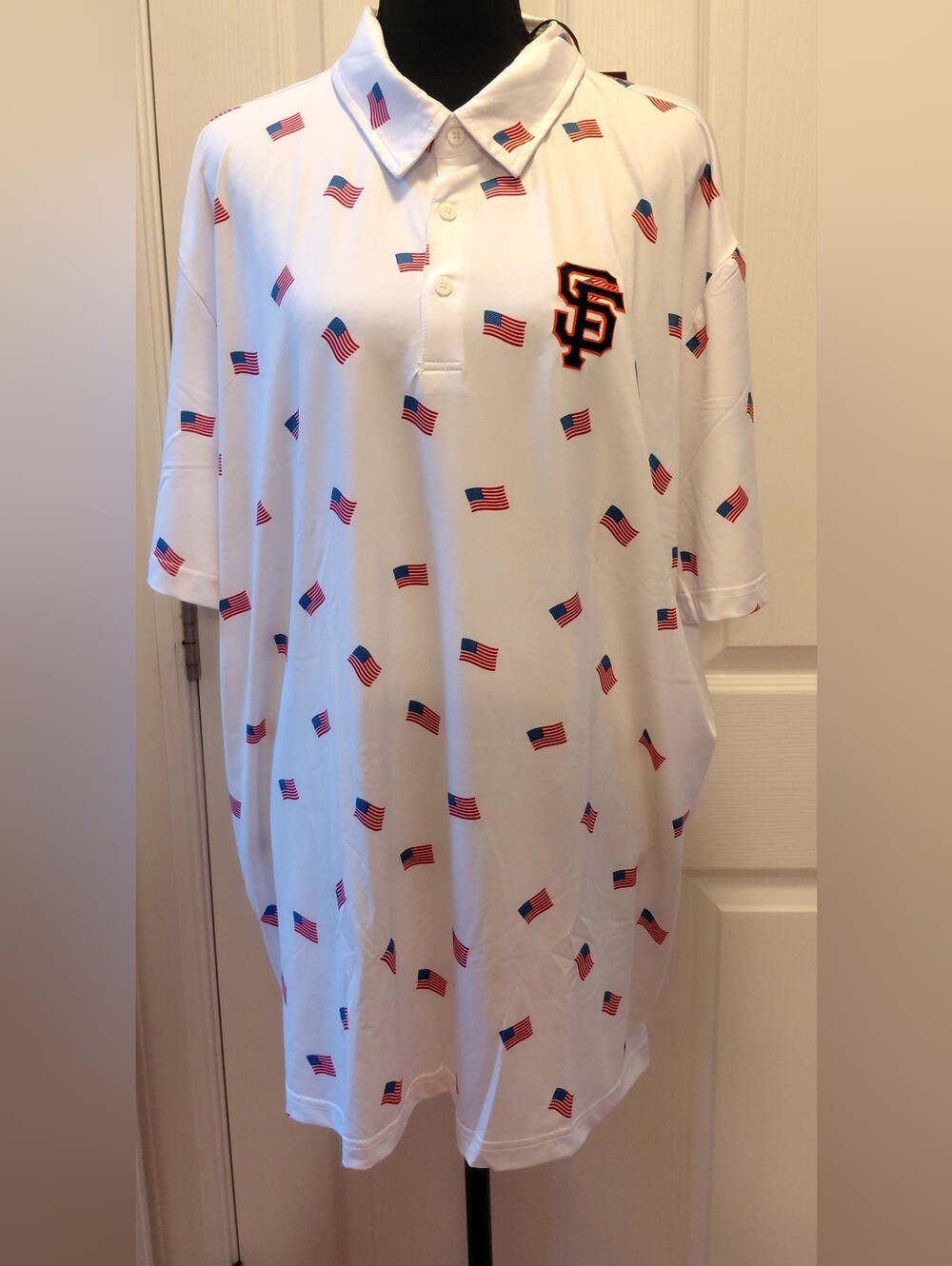 Antigua San Francisco Giants Americana Polo MLB New With Official Tags Men's XL